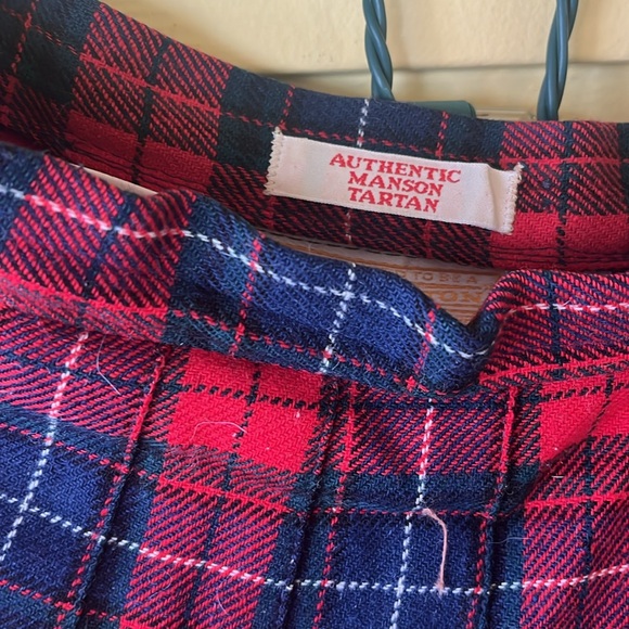 vintage wool plaid Pendleton long skirted black Ladies - Picture 7 of 11